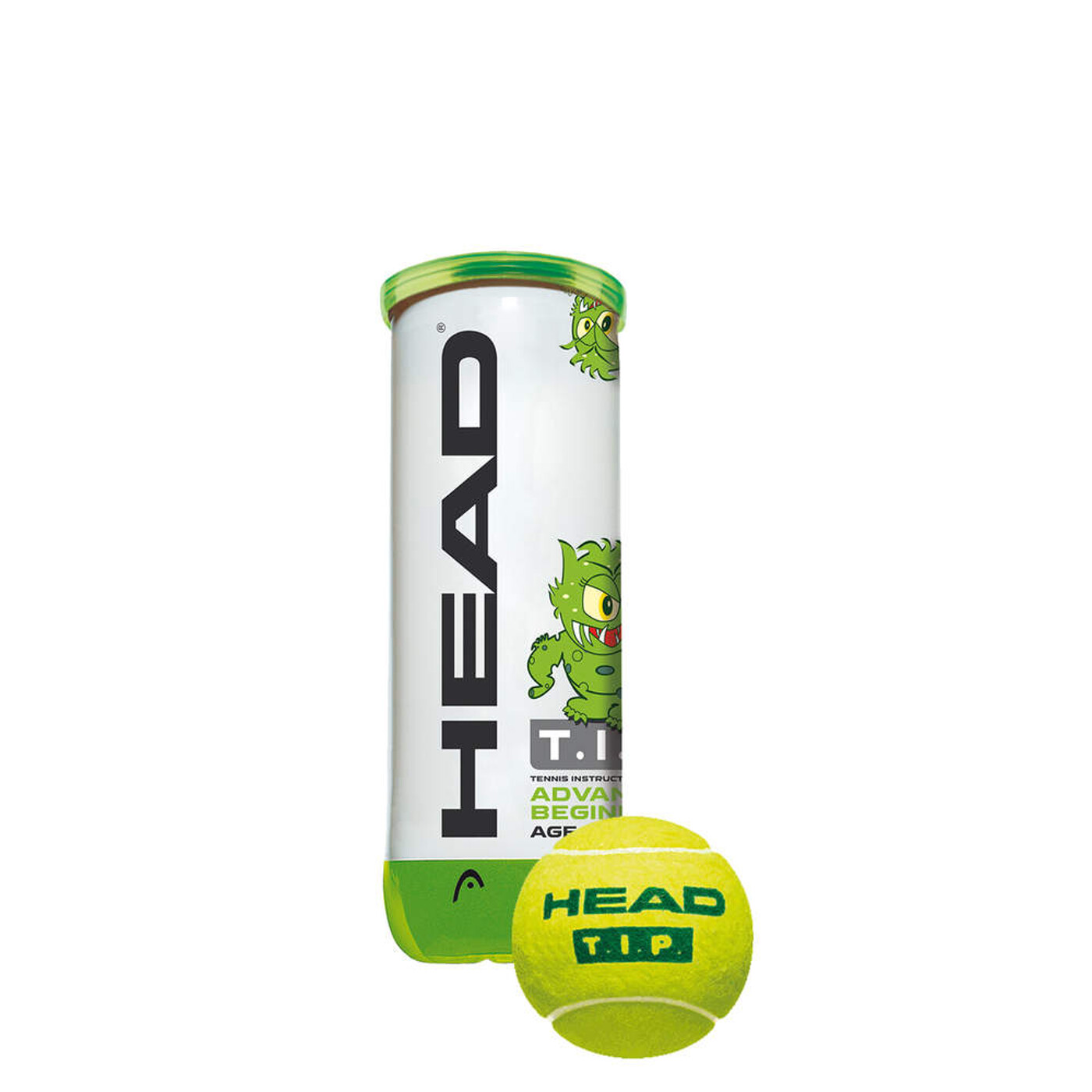 HEAD TIP green - Tennisbälle