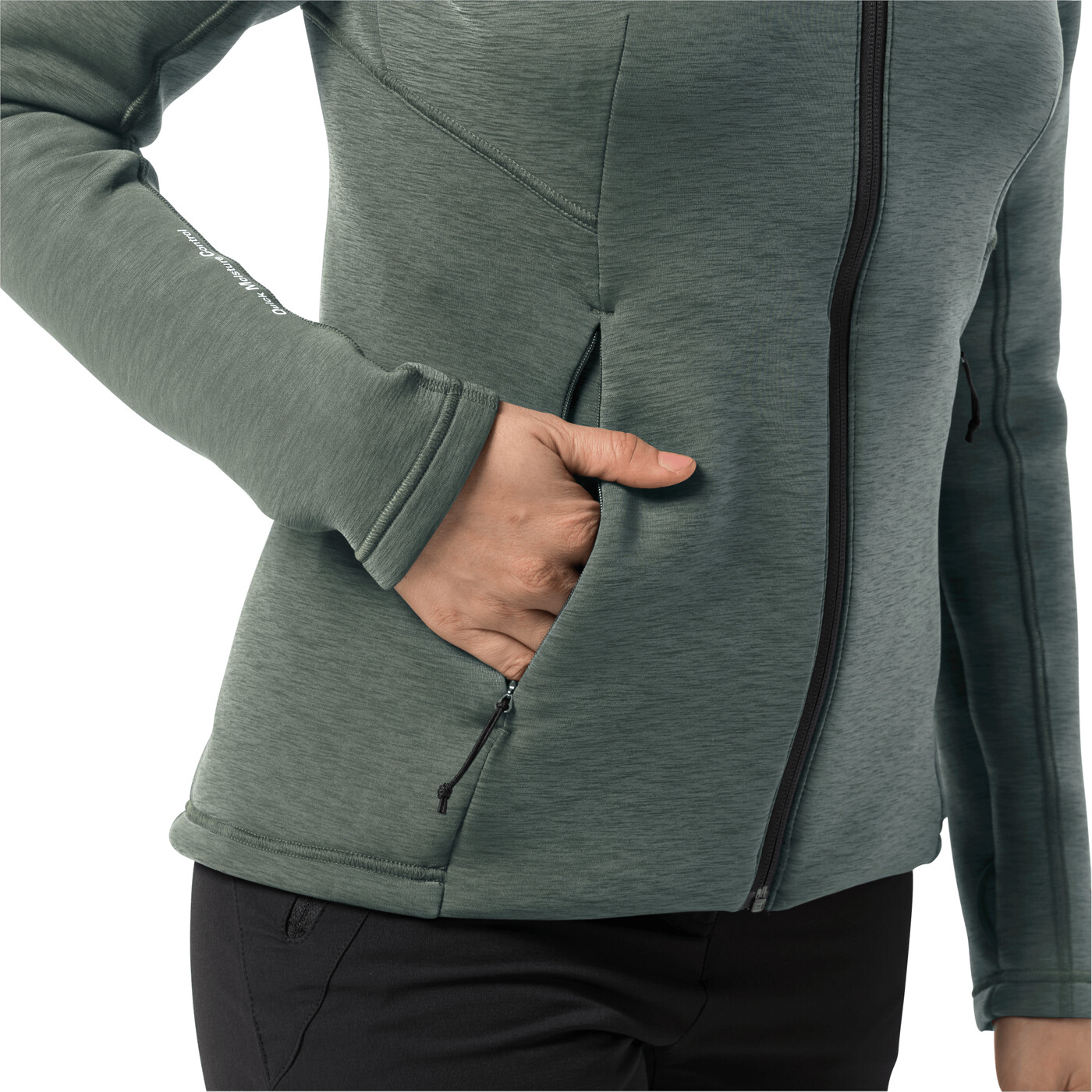 JACK-WOLFSKIN ATHLETIC COLLAR MIDLAYER W - Damen