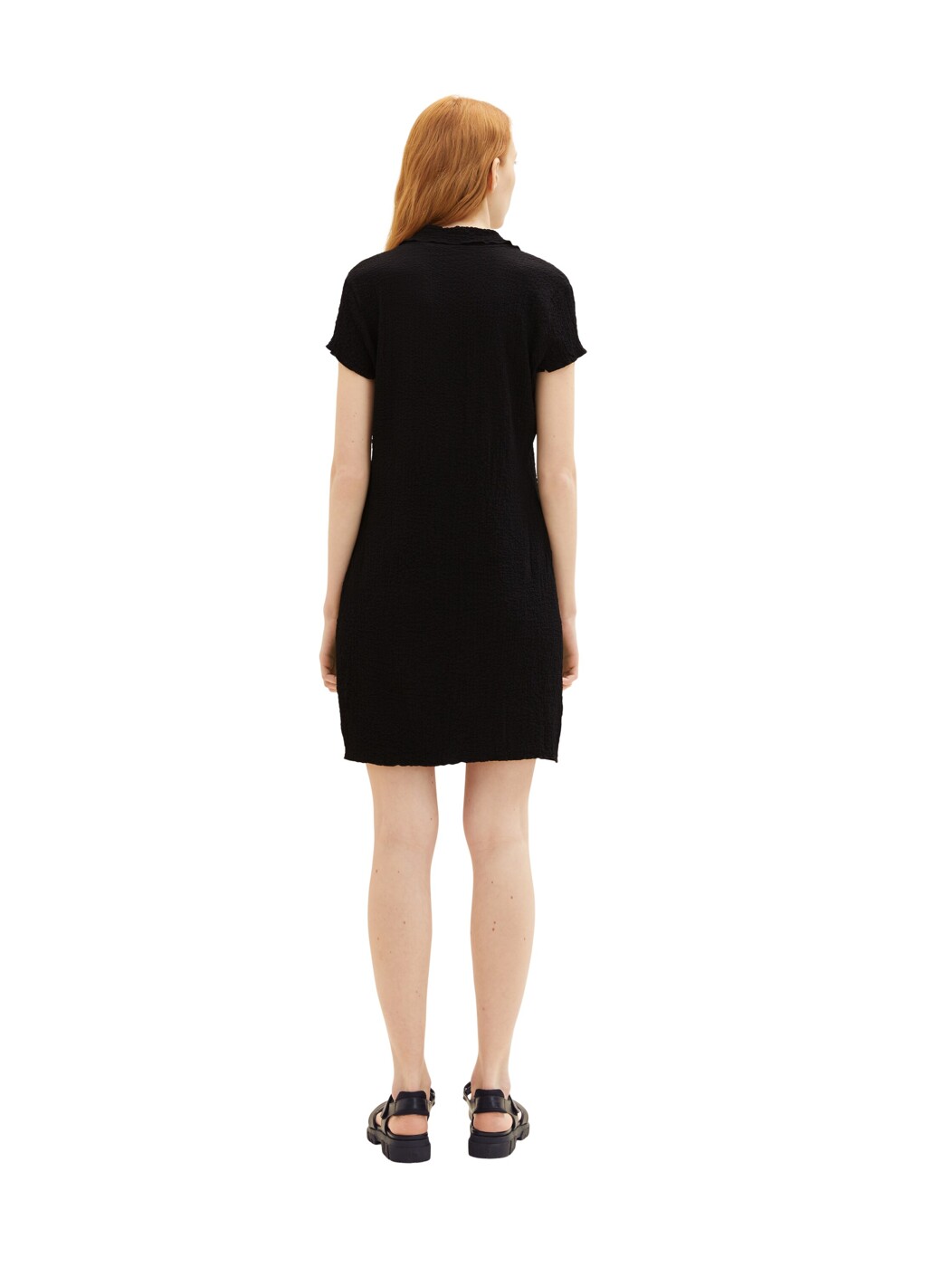 crinkle collar dress - Damen