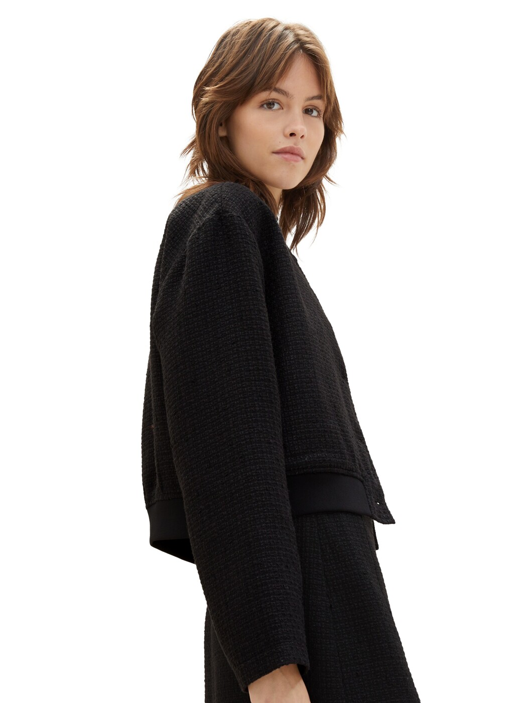 boucle blazer jacket - Damen