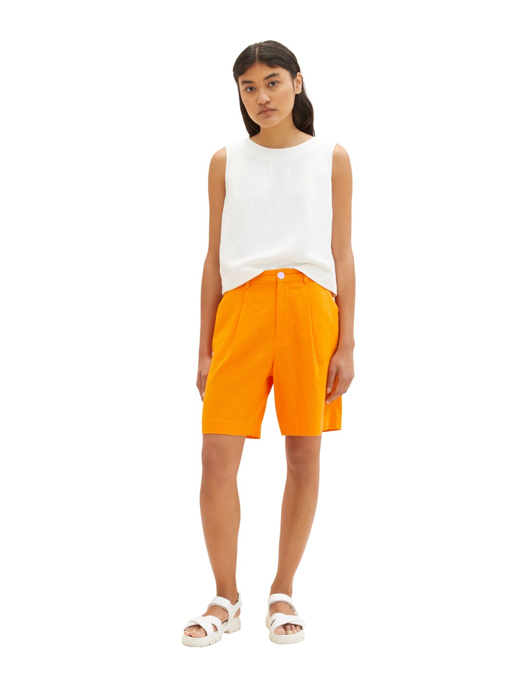 Constructed relaxed bermuda - Damen