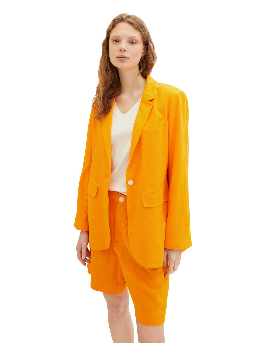 modern linen blazer - Damen