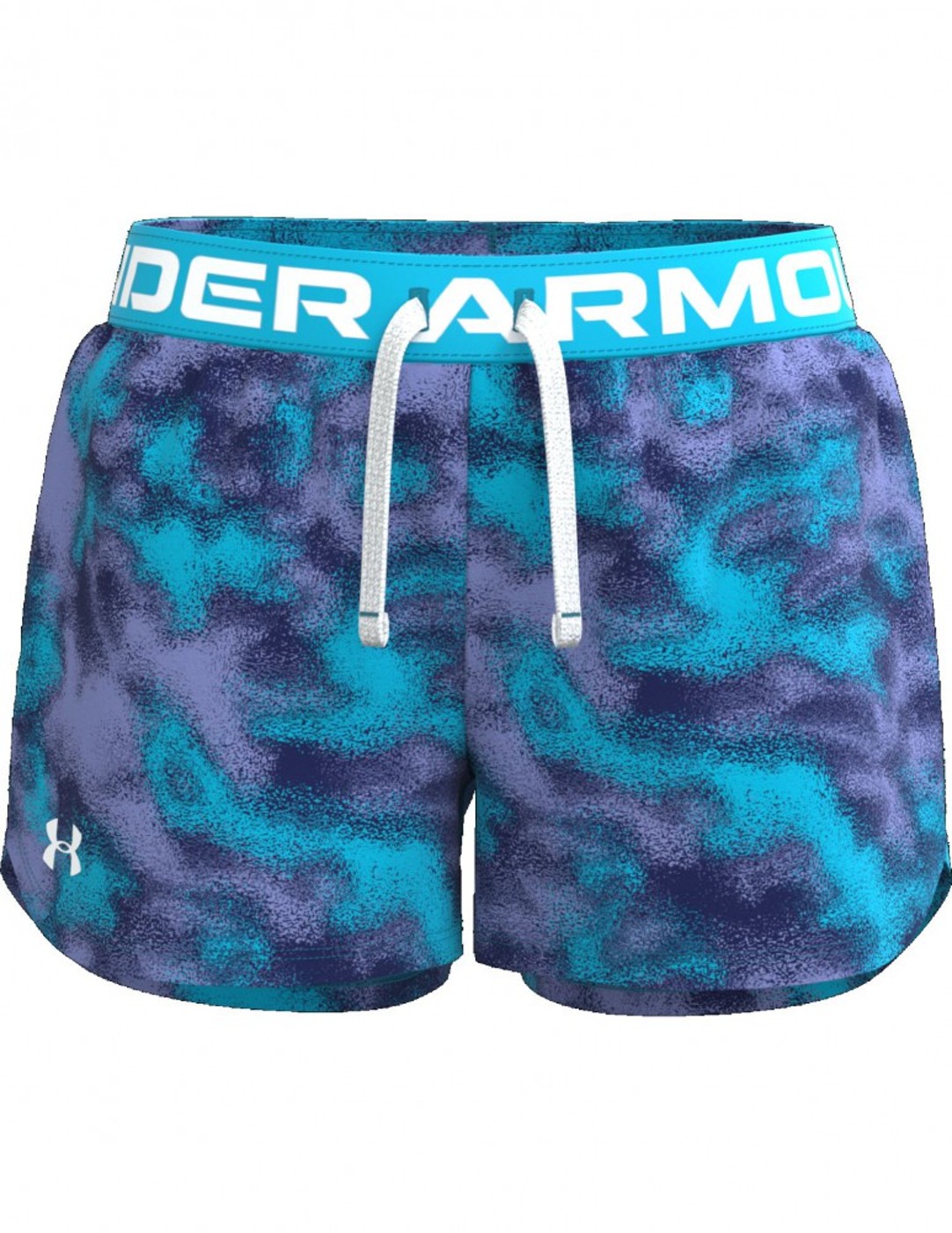 UNDER ARMOUR Play Up Printed Shorts-BLU,YXL - Kinder