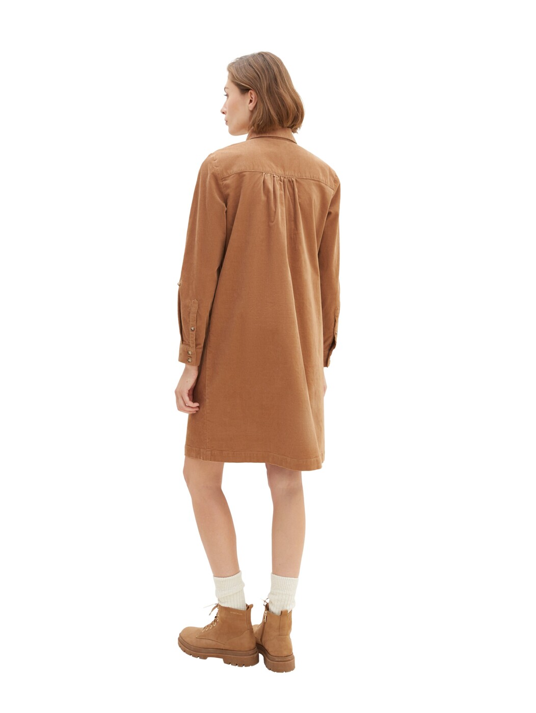 corduroy dress solid - Damen