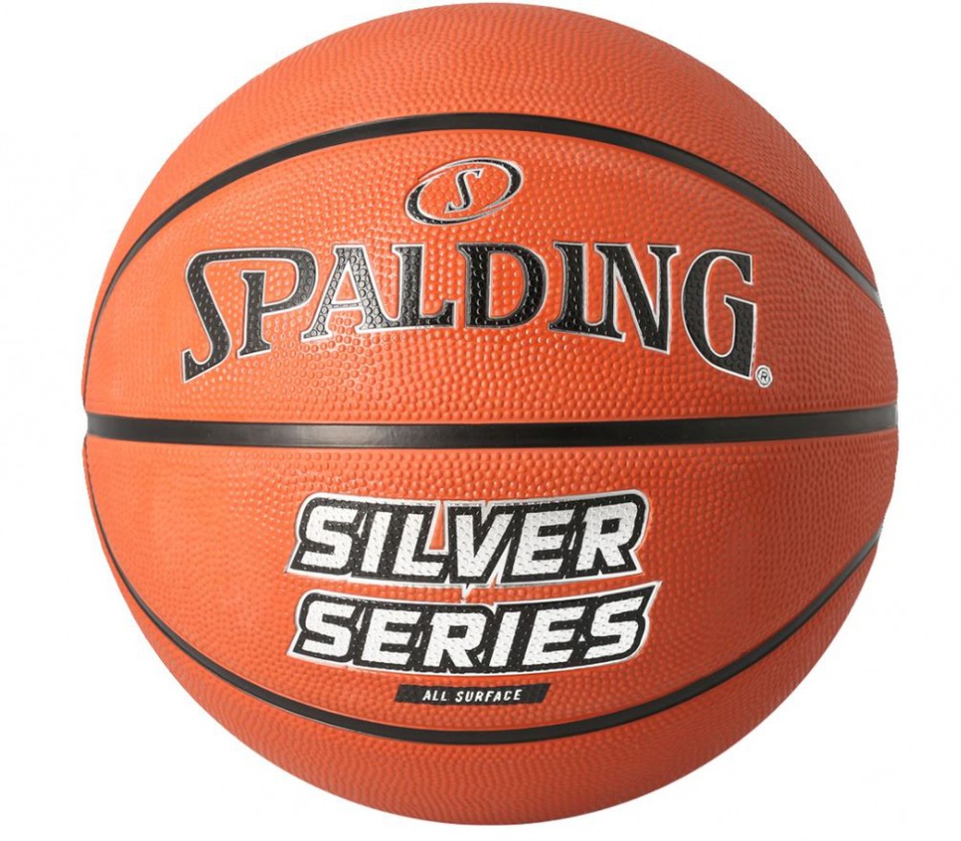 SPALDING Silver Series Sz5 Rubber Baske