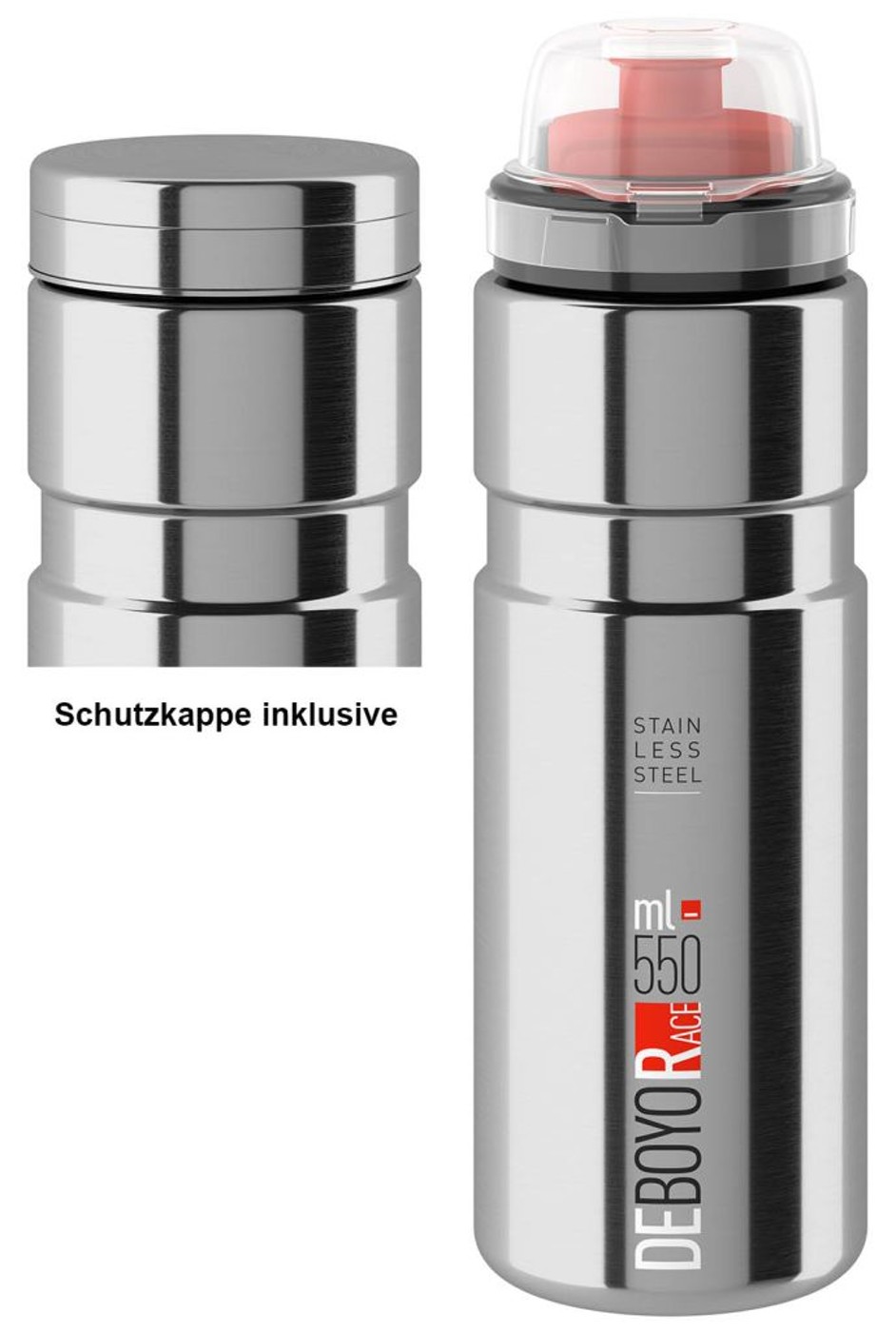 ELITE DEBOYO RACE 550ML, SILBER