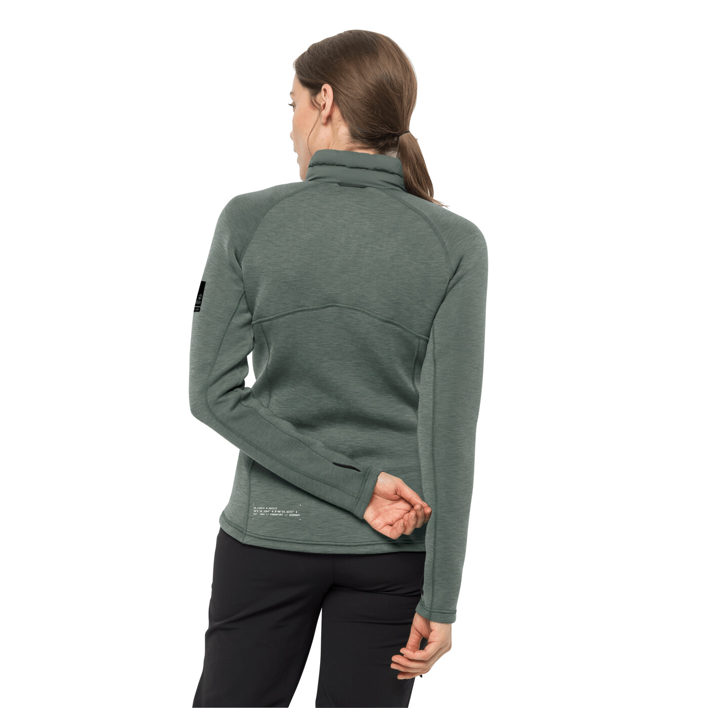 JACK-WOLFSKIN ATHLETIC COLLAR MIDLAYER W - Damen