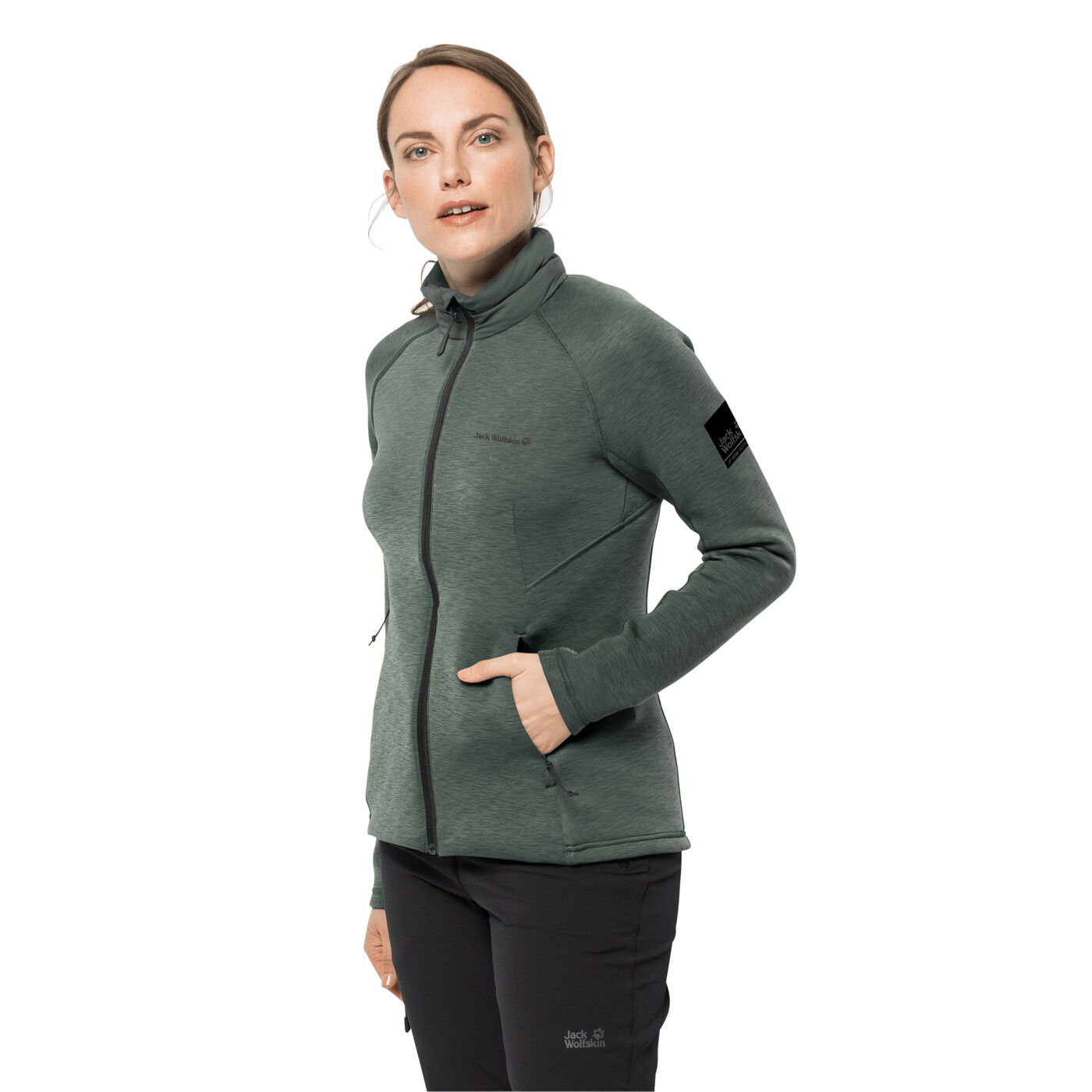 JACK-WOLFSKIN ATHLETIC COLLAR MIDLAYER W - Damen