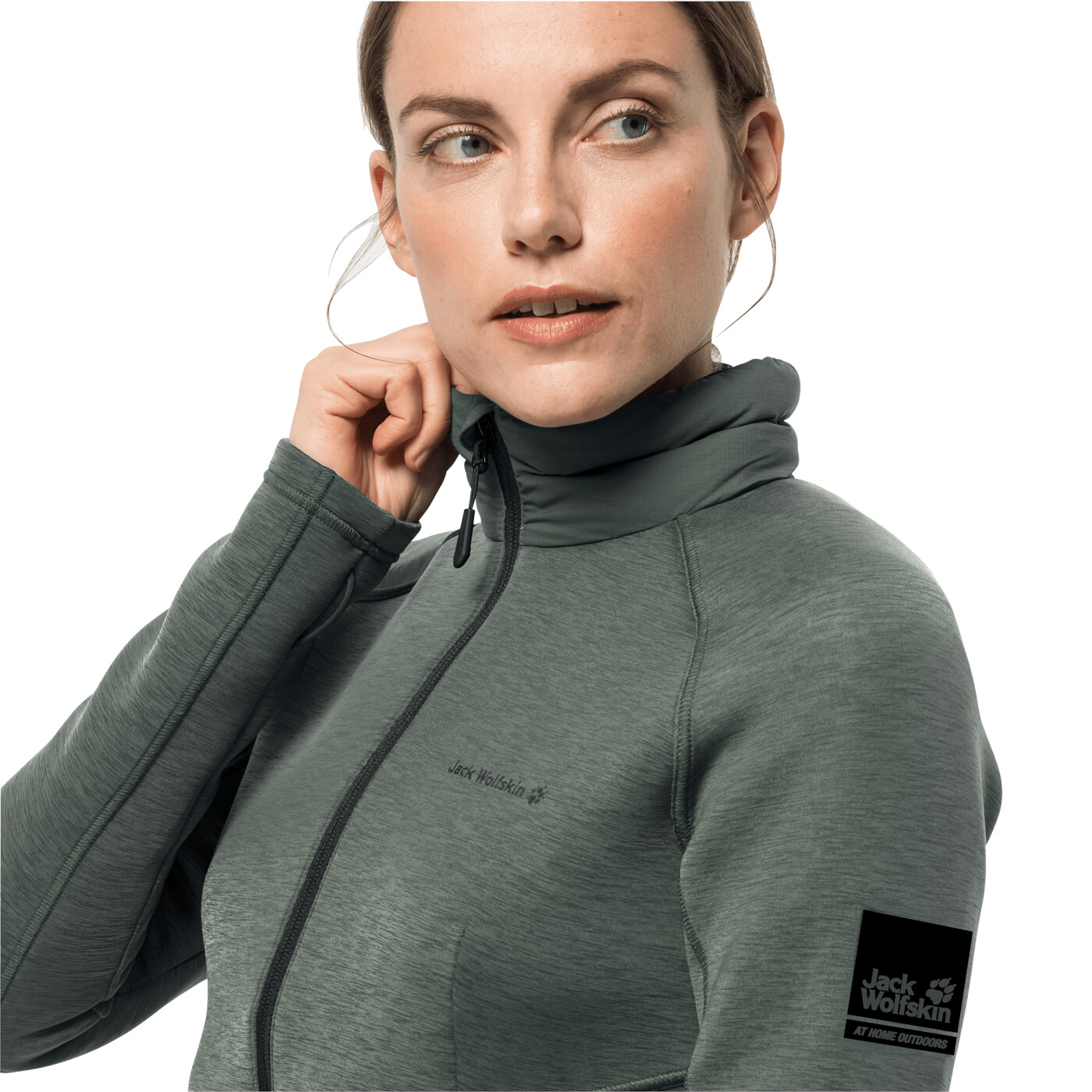 JACK-WOLFSKIN ATHLETIC COLLAR MIDLAYER W - Damen