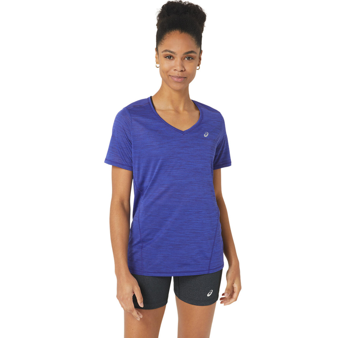 ASICS RACE V-NECK SS TOP - Damen