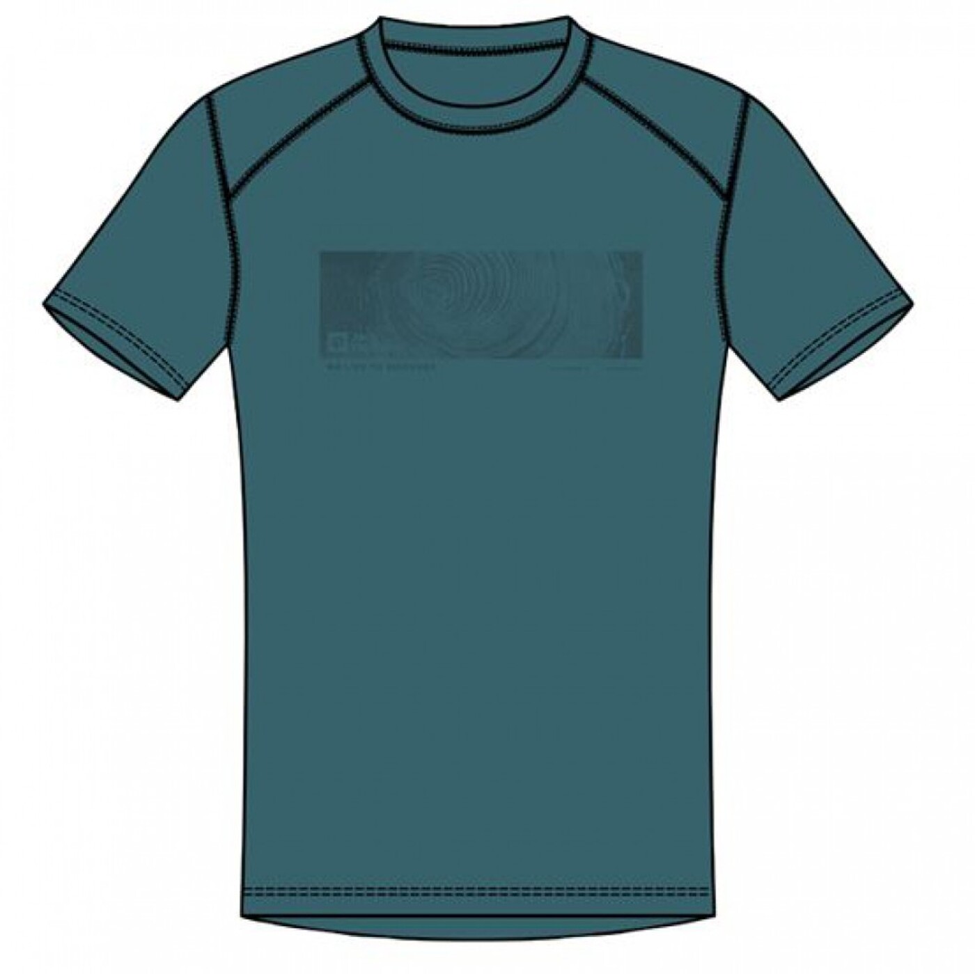 JACK WOLFSKIN KAMMWEG GRAPHIC S/S M - Herren