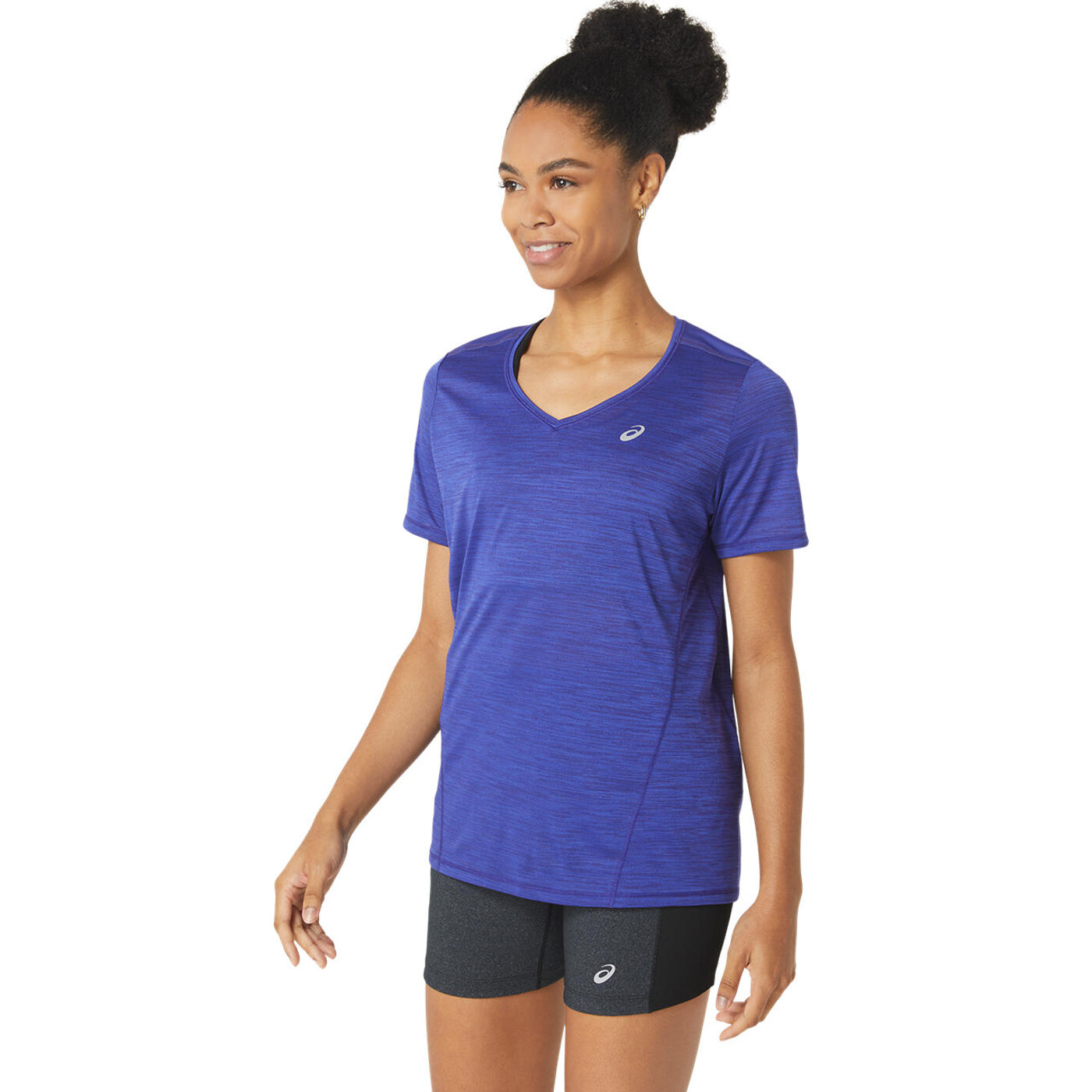 ASICS RACE V-NECK SS TOP - Damen