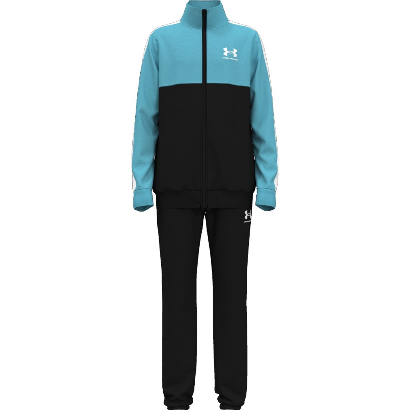UNDER ARMOUR UA CB Knit Track Suit-BLK,YXL - Kinder