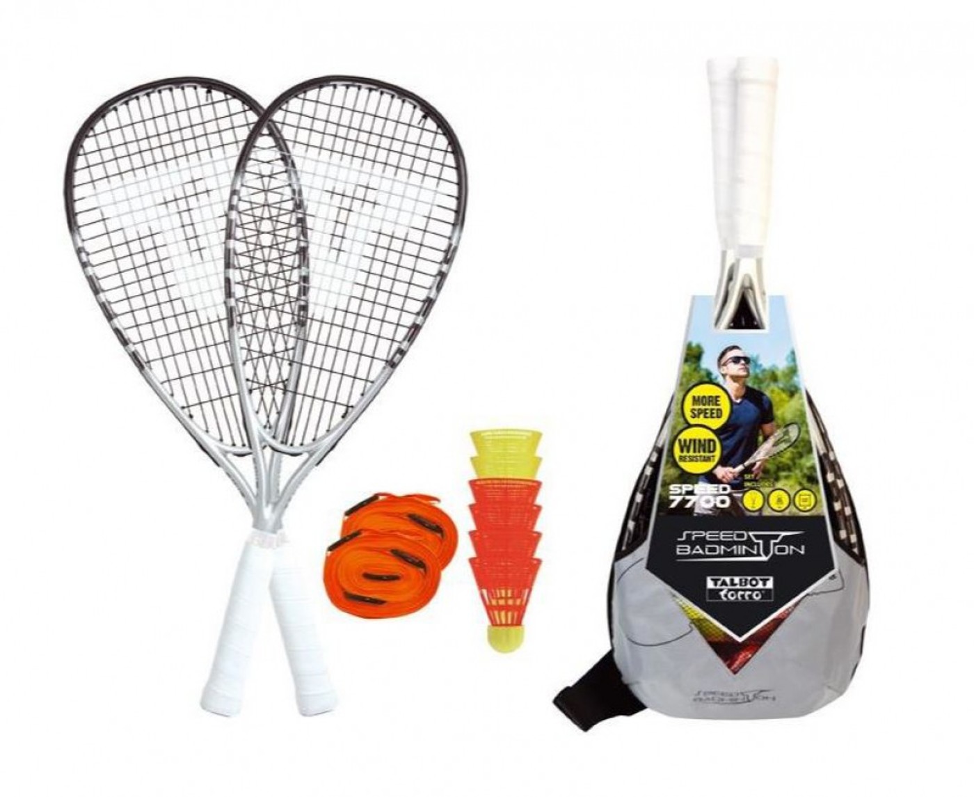 TALBOT TORRO Speedbadminton Set Speed 7700