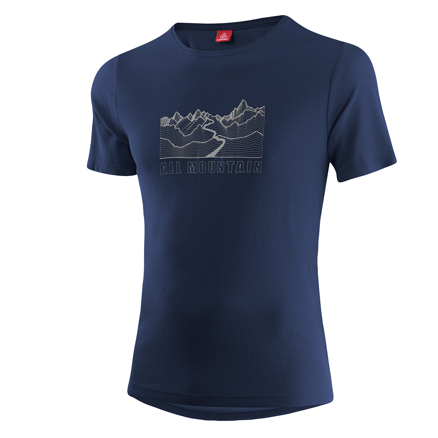LÖFFLER M PRINTSHIRT ALL MOUNTAIN TRAN - Herren