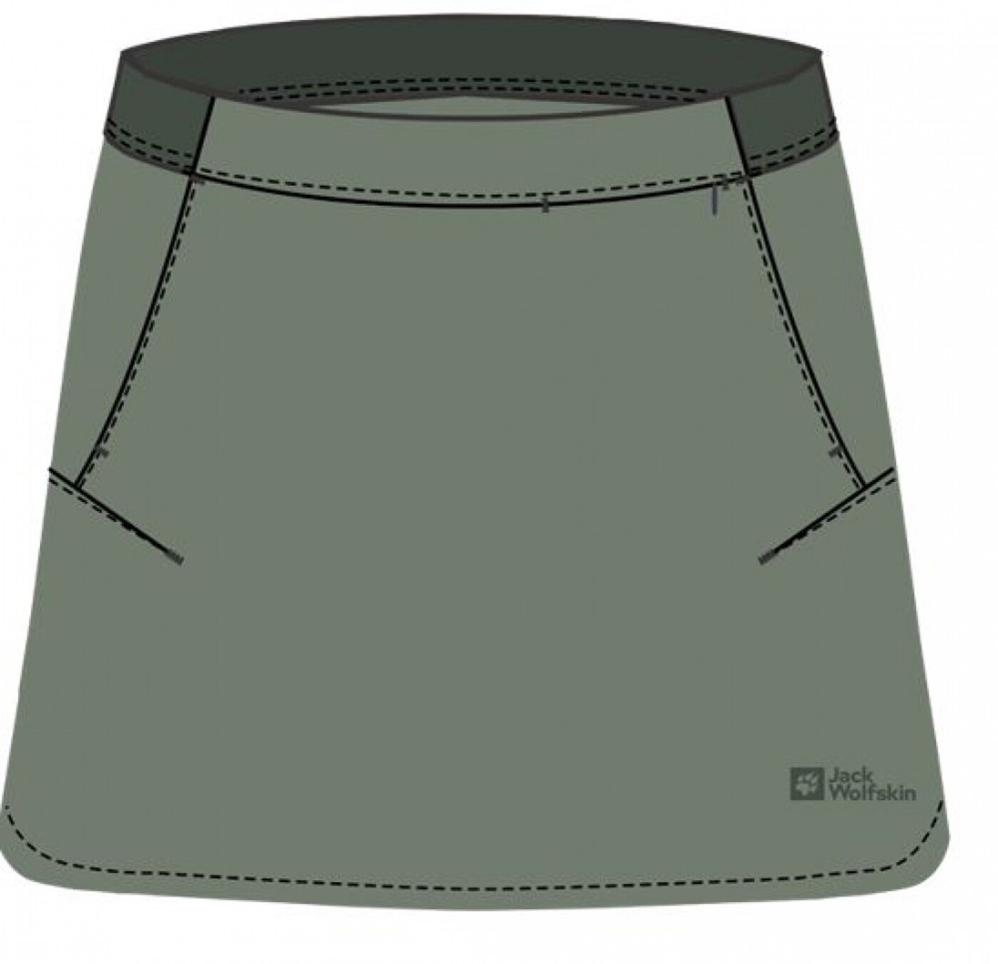 JACK WOLFSKIN SKORT HILLTOP TRAIL W - Damen