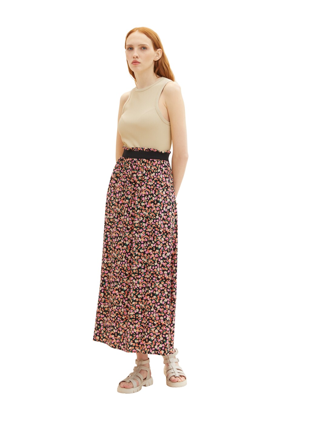 maxi skirt with elastic - Damen